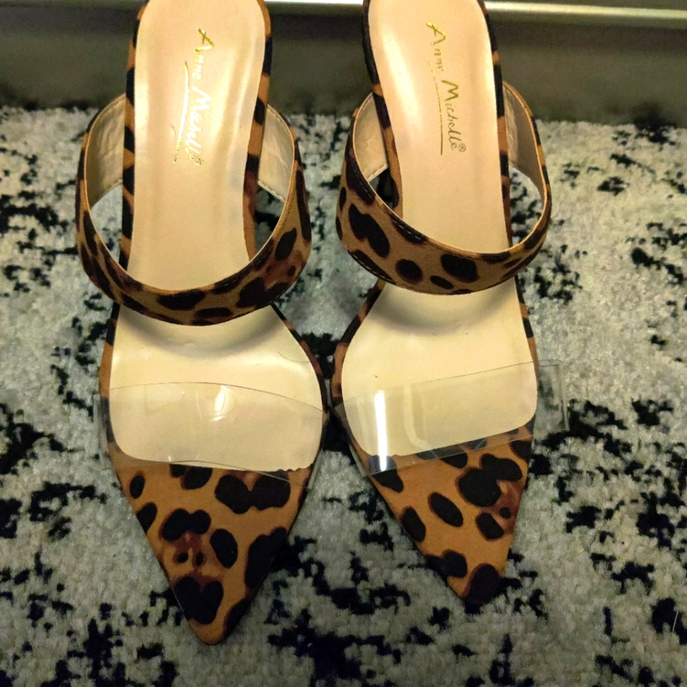 Leapord Print Mules